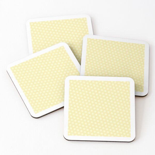 Item preview, Gold Repeating Hexagon Pattern Grid Yellow Perpetual Outline designed and sold by Alchemy-A-La-G.