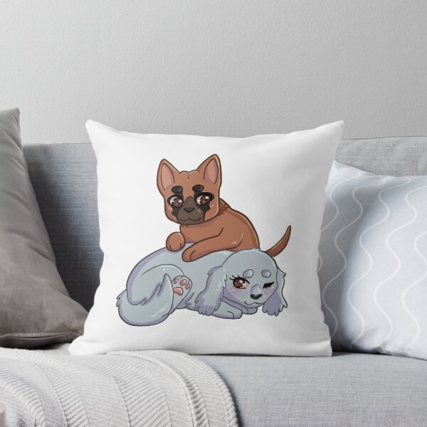 Item preview, Sleepy Puppies Ben and Cross designed and sold by WistfulWorldArt.