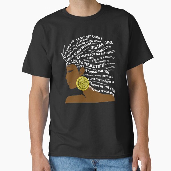 Item preview, Black is Beautiful Typography Hair Art for Black Women designed and sold by blackartmatters.