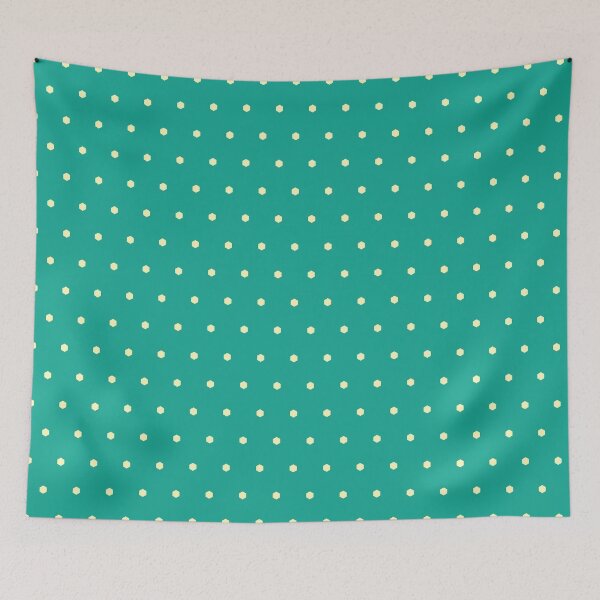 Item preview, Yellow Repeating Hexagon Pattern Grid Teal Perpetual Outline designed and sold by Alchemy-A-La-G.