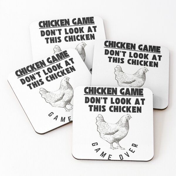 Item preview, chicken game don't look at this chicken designed and sold by Adilessayeh.