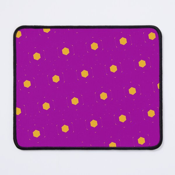Item preview, Orange Repeating Hexagon Pattern Grid Purple Perpetual Outline designed and sold by Alchemy-A-La-G.