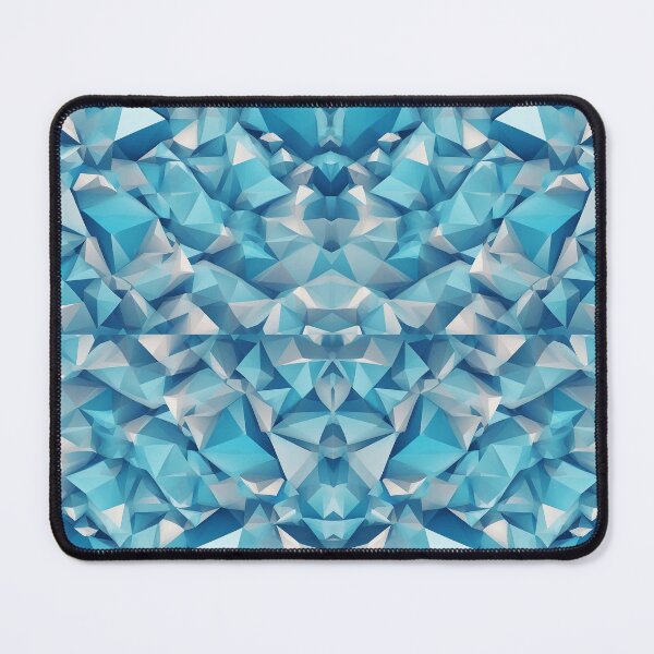 Item preview, Blue Poly is a Pattern Created in DreamUp designed and sold by ComicJo.