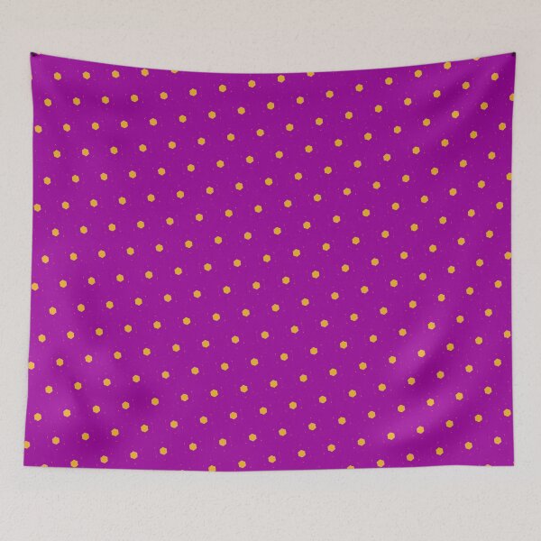 Item preview, Orange Repeating Hexagon Pattern Grid Purple Perpetual Outline designed and sold by Alchemy-A-La-G.