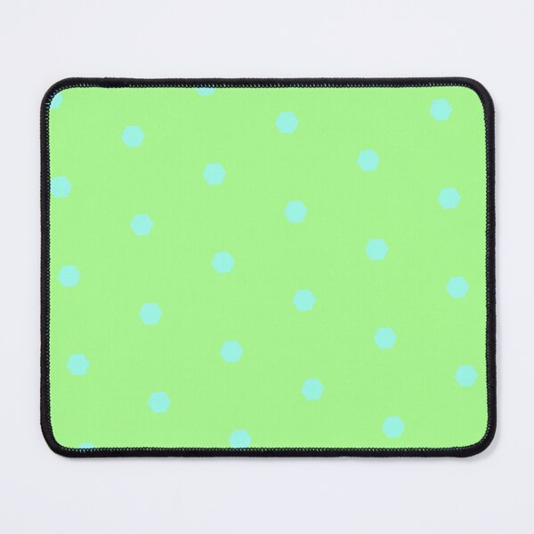 Item preview, Blue Repeating Hexagon Pattern Grid Green Perpetual Outline designed and sold by Alchemy-A-La-G.
