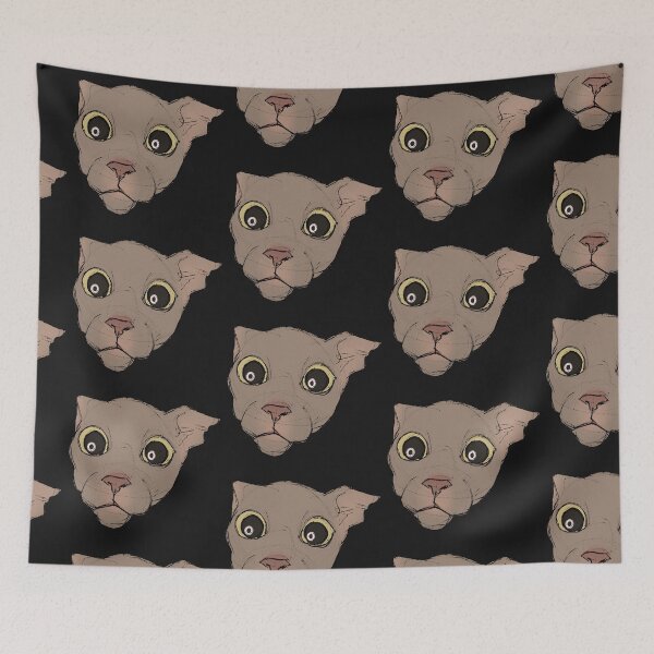 Item preview, Shocked cat meme designed and sold by NessTheArtist.