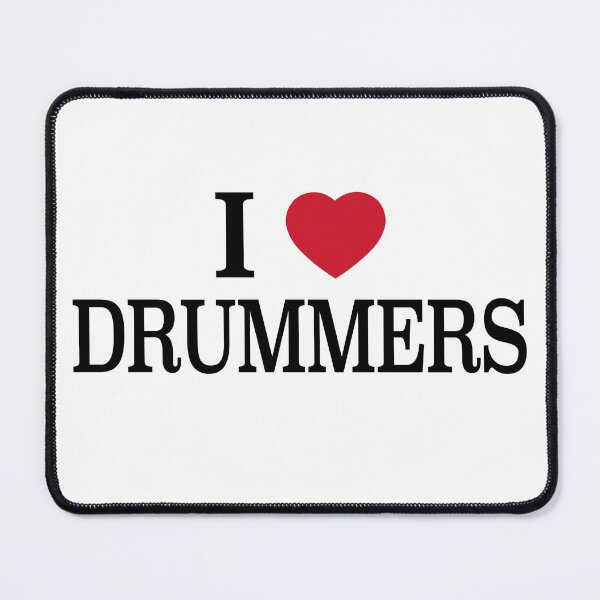 Item preview, I HEART DRUMMERS designed and sold by verycoolandnice.
