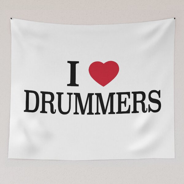 Item preview, I HEART DRUMMERS designed and sold by verycoolandnice.