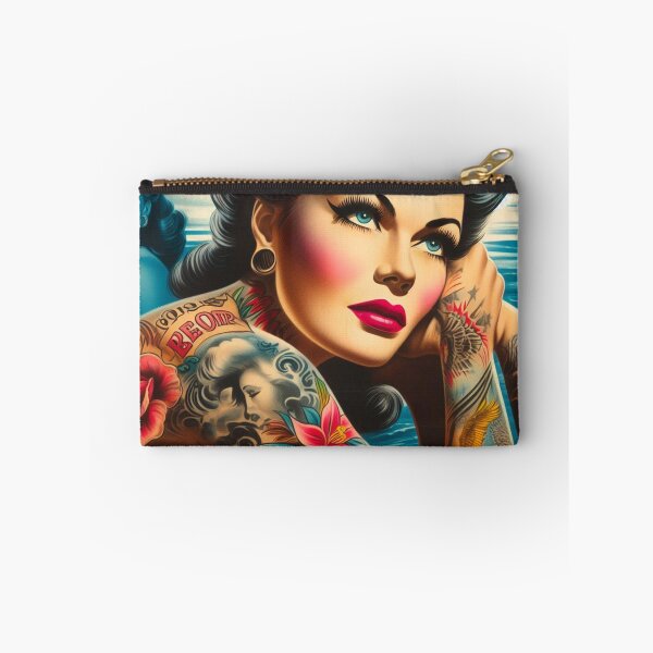 Item preview, Beauty Tattoo Pin-up designed and sold by PulpVintage.