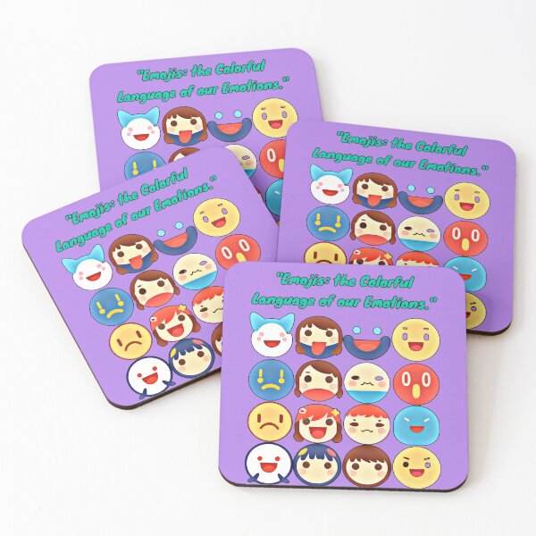 Item preview, Colorful Emoticons Collection Cute and Quirky Character Faces designed and sold by Neer arts.