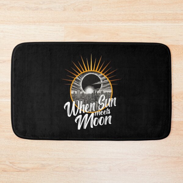 Item preview, When Sun Meets Moon, Solar Eclipse April 8 2024 designed and sold by orangeblue21.