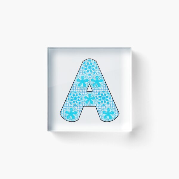 Item preview, Intial A lace letter paraguayan lace ñanduti designed and sold by amariastudio.