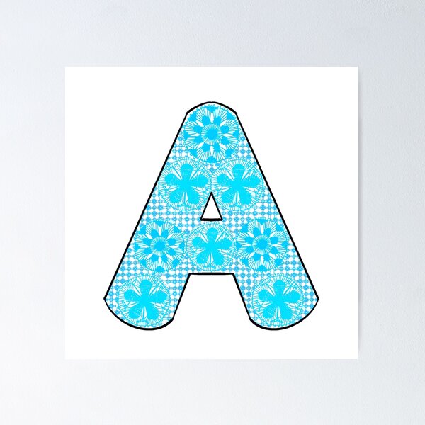 Item preview, Intial A lace letter paraguayan lace ñanduti designed and sold by amariastudio.