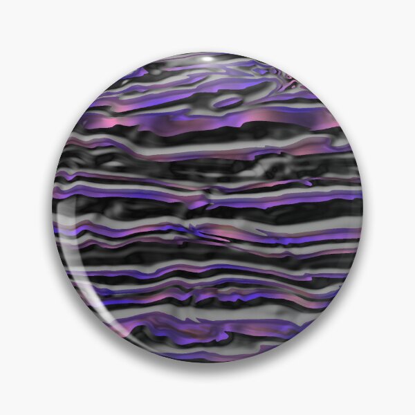 Item preview, Glassy Blue and Pink Ombre ON Black Horizontal Stripe Pattern designed and sold by TheRulerofEarth.
