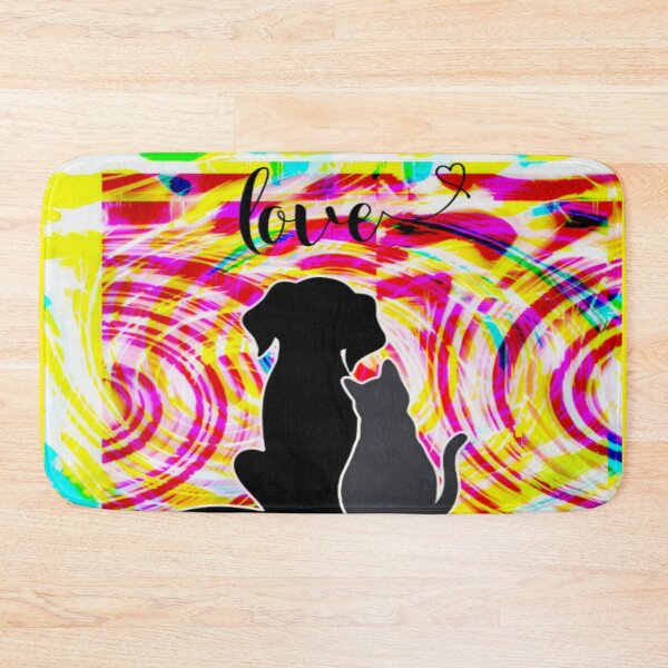 Item preview, Paw-Print Love - Colorful Animal Companionship Art designed and sold by gleefulme.