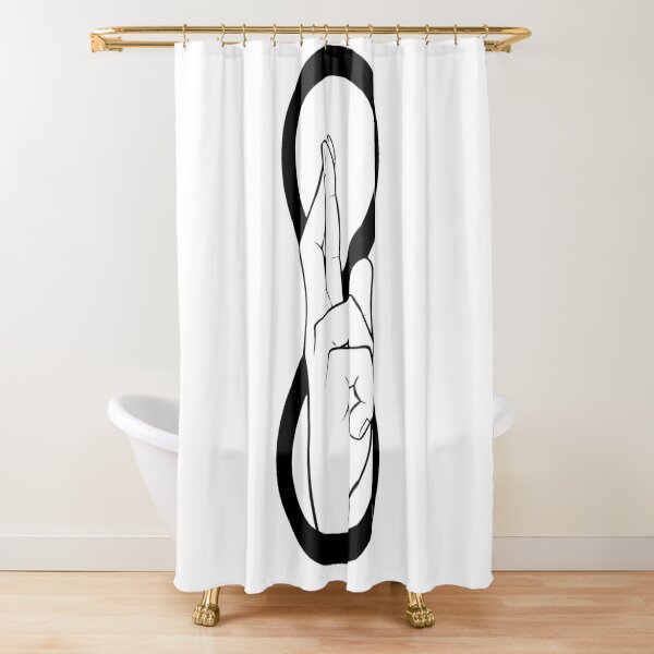  MangGou Shower Curtain with Hooks Vintage Wood Grain