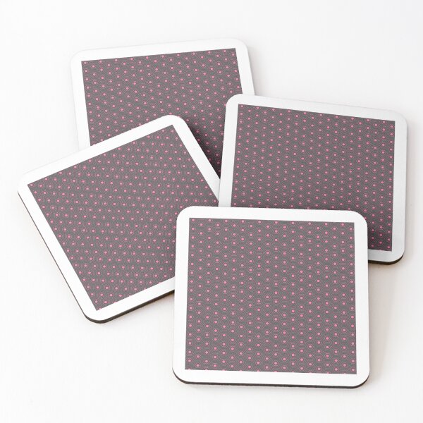 Item preview, Pink Repeating Hexagon Pattern Grid Grey Perpetual Outline designed and sold by Alchemy-A-La-G.