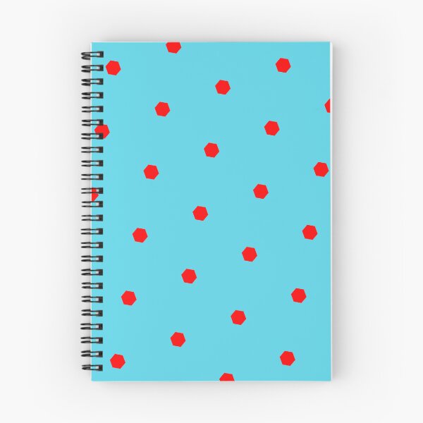 Item preview, Red Repeating Hexagon Pattern Grid Blue Perpetual Outline designed and sold by Alchemy-A-La-G.