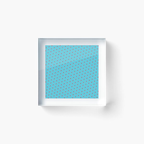 Item preview, Red Repeating Hexagon Pattern Grid Blue Perpetual Outline designed and sold by Alchemy-A-La-G.