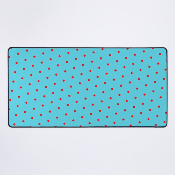 Item preview, Red Repeating Hexagon Pattern Grid Blue Perpetual Outline designed and sold by Alchemy-A-La-G.