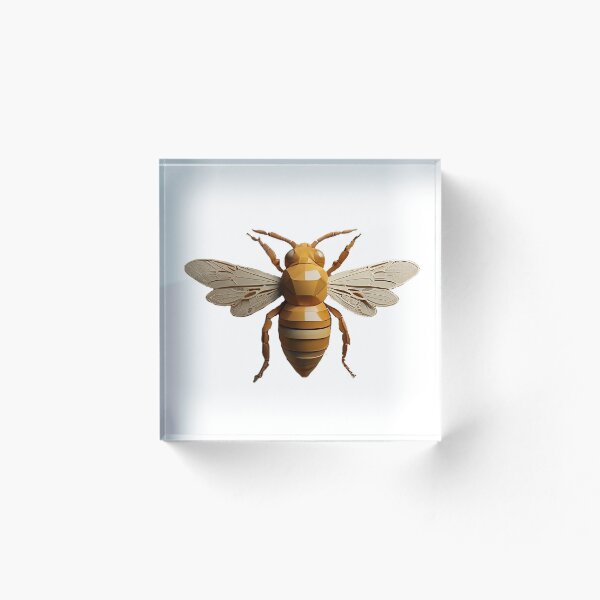 Aperçu de l'œuvre abeille en papier créée et vendue par Ayqueabeja.