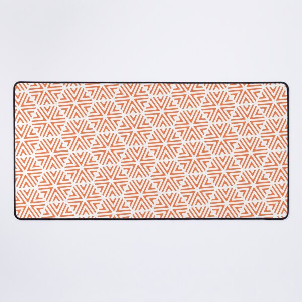 Item preview, Red Triangle Hexagons Segmented Symbols White Perpetual Outline designed and sold by Alchemy-A-La-G.