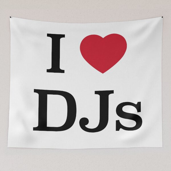 Item preview, I HEART DJS designed and sold by verycoolandnice.