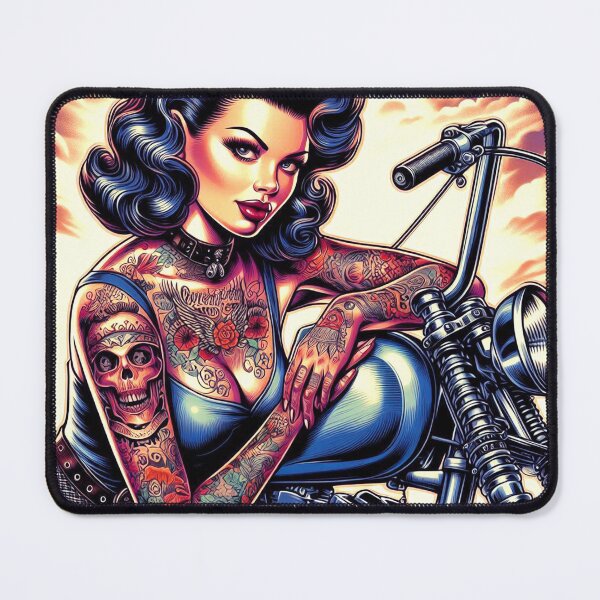 Item preview, Hot Biker Girl designed and sold by PulpVintage.