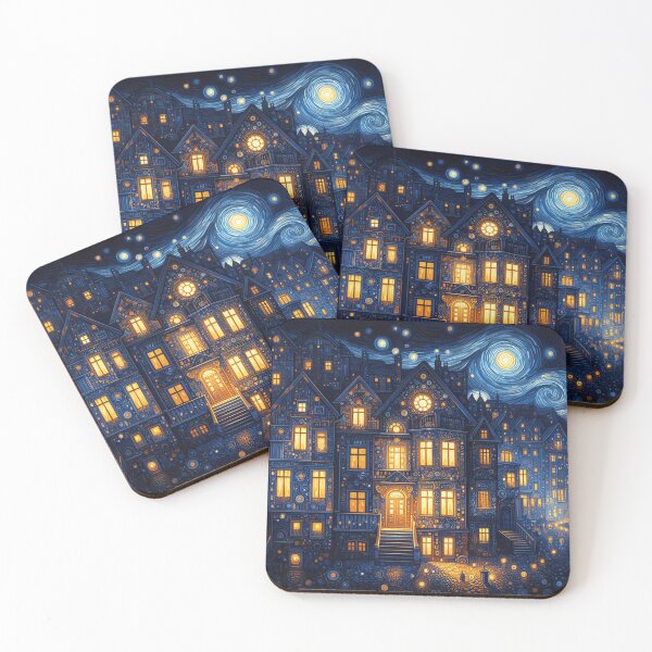 Item preview, Blue Night Scene designed and sold by HarmonyandSage.