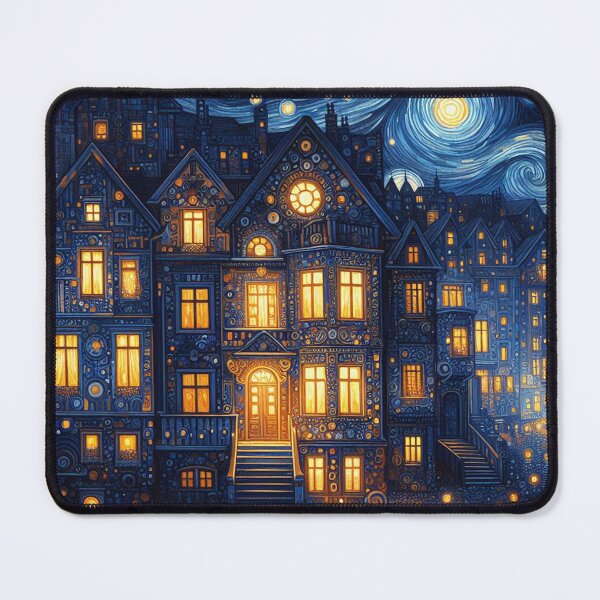 Item preview, Blue Night Scene designed and sold by HarmonyandSage.