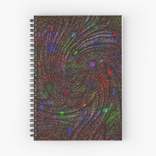 Item preview, RogerPattern - "Vivid Orbit: Dynamic Black & Color Burst" designed and sold by RogerPattern.