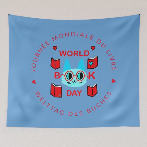 Item preview, Journée Mondiale du Livre / World Book Day designed and sold by chowlet.