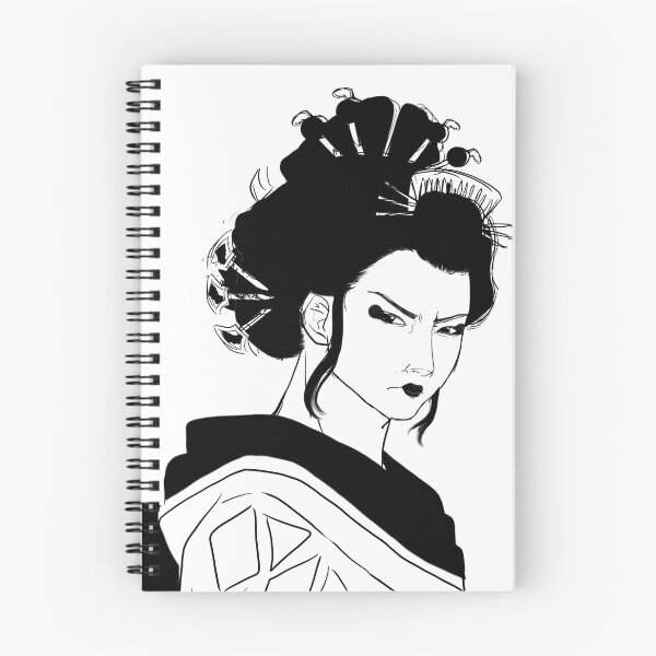 Item preview, Geisha w/o background - black and white designed and sold by Leeh-designs.