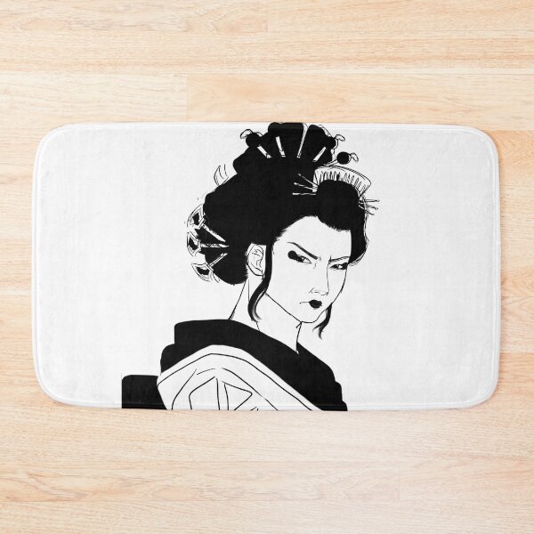 Item preview, Geisha w/o background - black and white designed and sold by Leeh-designs.