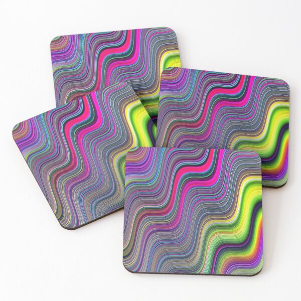 Item preview, Mesmerize 022524 Fractal Rainbow Waves designed and sold by Warren Paul Harris.