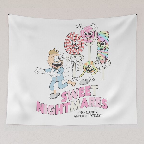 Item preview, Sweet Nightmares "No Candy After Bedtime!" (colored) designed and sold by paolaalchapar.