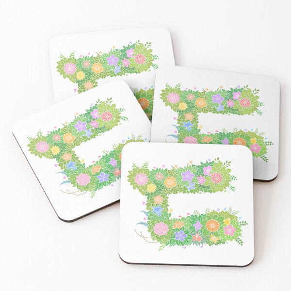 Item preview, Floral Letter "ㄷ"  WeArePrettierThanFlowers designed and sold by birthflower.