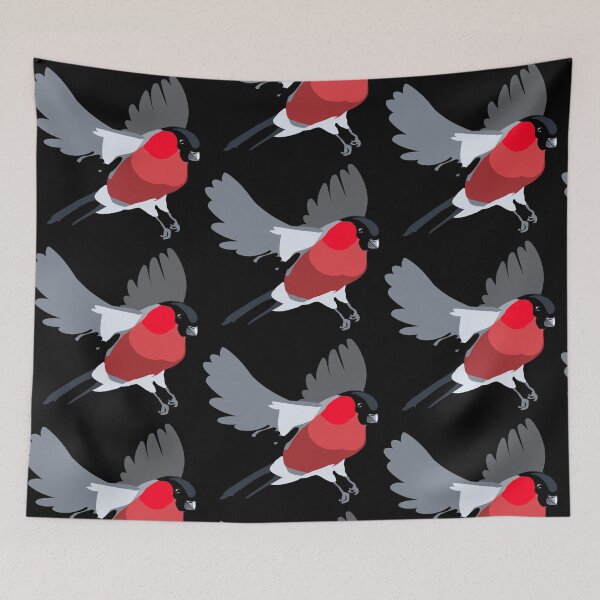 Item preview, Eurasian Bullfinch Stylized 1 designed and sold by ElenaMentes.