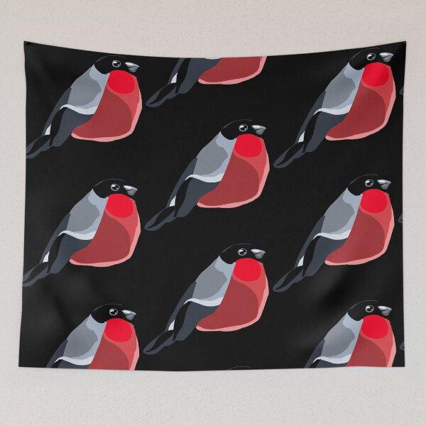 Item preview, Eurasian Bullfinch Stylized 3 designed and sold by ElenaMentes.