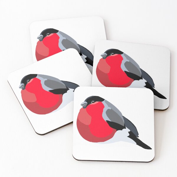 Item preview, Eurasian Bullfinch Stylized 4 designed and sold by ElenaMentes.