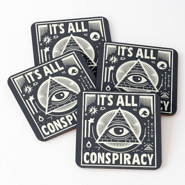 Item preview, It's All Conspiracy designed and sold by Shrouded Unraveled.