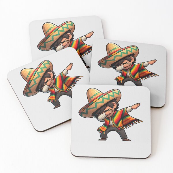 Item preview, Dabbing Sombrero Mexican Poncho Cinco de Mayo Boys Men Gifts -  designed and sold by PurpleLoveStore.