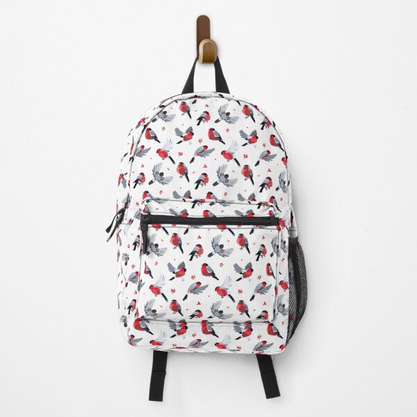 Item preview, Eurasian Bullfinch Stylized Bird Pattern designed and sold by ElenaMentes.
