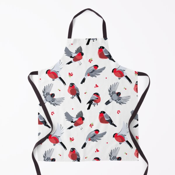 Item preview, Eurasian Bullfinch Stylized Bird Pattern designed and sold by ElenaMentes.