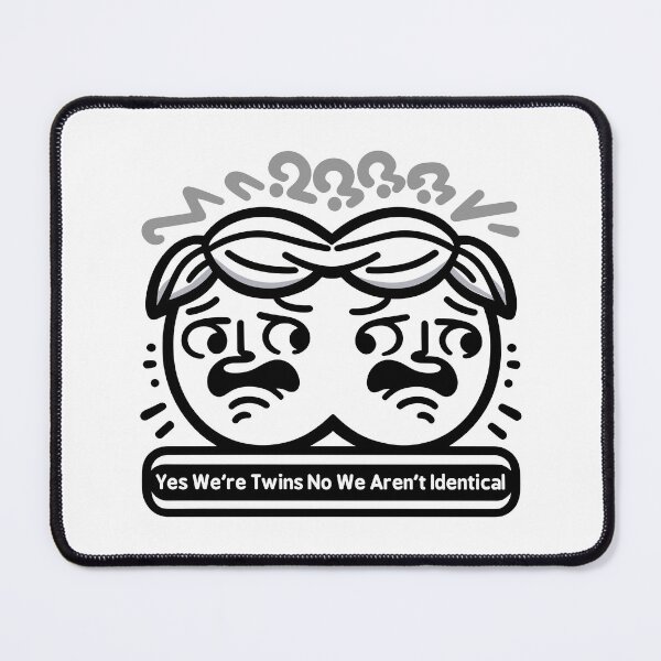 Item preview, yes we're twins no we aren't identical,national siblings day designed and sold by toobel.