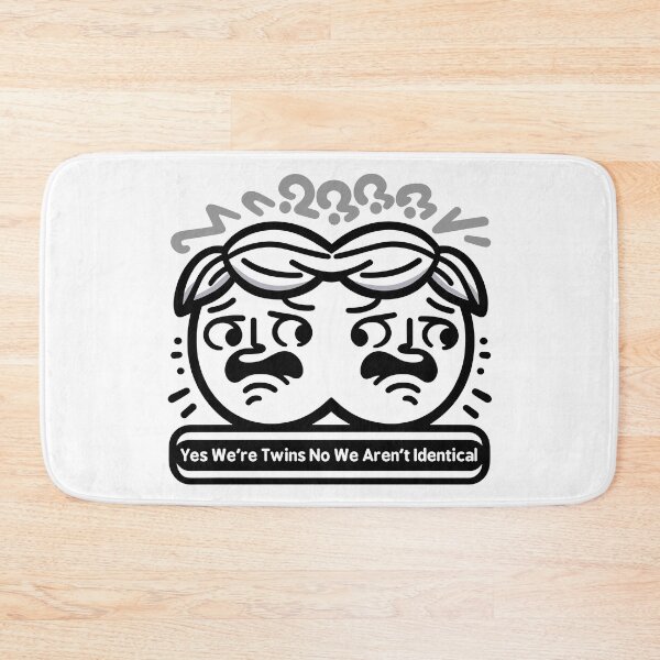 Item preview, yes we're twins no we aren't identical,national siblings day designed and sold by toobel.