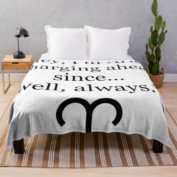 Item preview, Aries Quote designed and sold by ArtfulMiller.