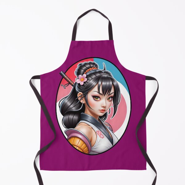 Aperçu de l'œuvre Cute Anime Samurai Warrior Girl créée et vendue par TheArtOfPat.