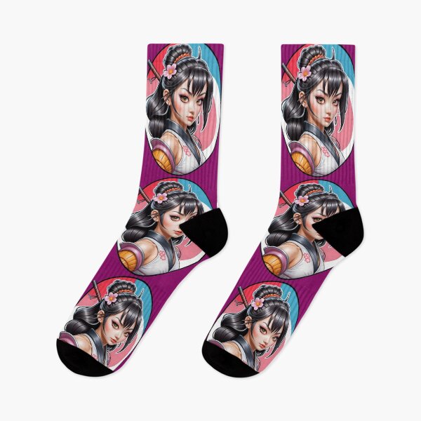 Item preview, Cute Anime Samurai Warrior Girl designed and sold by TheArtOfPat.