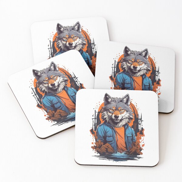 Item preview, Wild Wolf Animal Design designed and sold by shopTHEshop-.